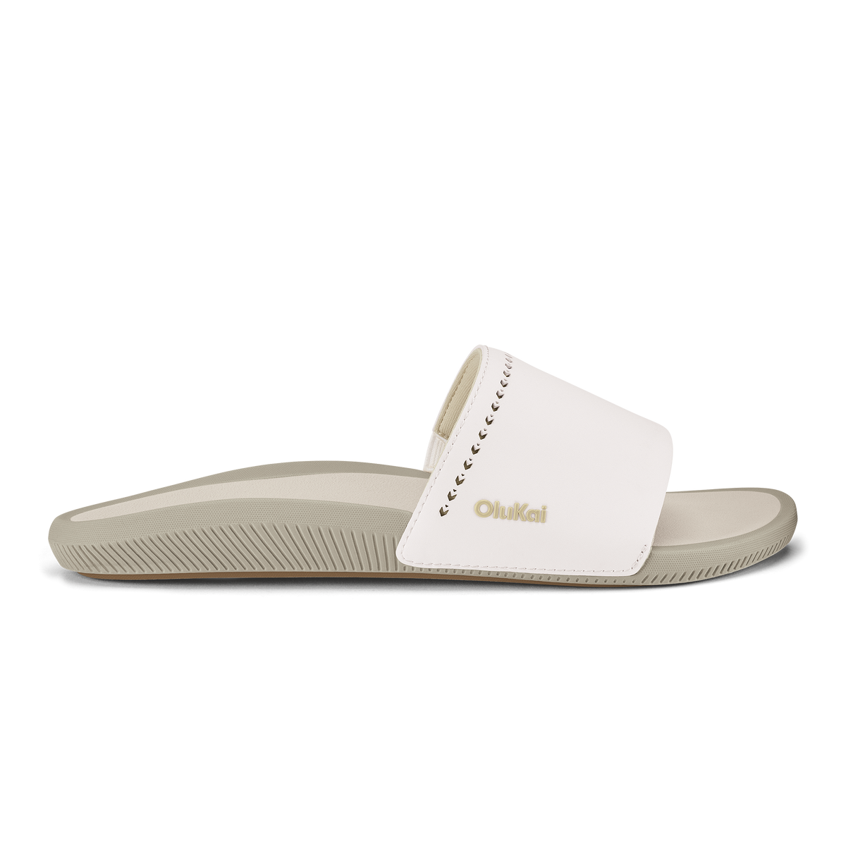 Ulele Slide  -  Bright White / Tapa